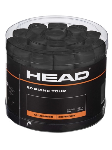 [DAB1353-NE] Overgrips Head Prime Tour Tarro 60 Negro