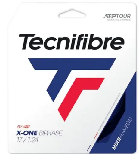 Cordaje Tenis Tecnifibre X-ONE BIPHASE Set 12m Negro