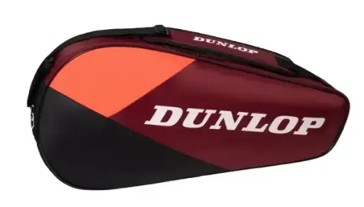 [DAC1928-1] Raquetero Dunlop CX Club 3 Raquetas Rojo/Negro