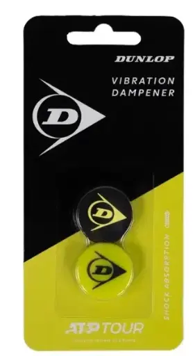 [DAA9510-Nx] Dampener Tenis Dunlop ATP Blíster 2 unidades Negro Amarillo