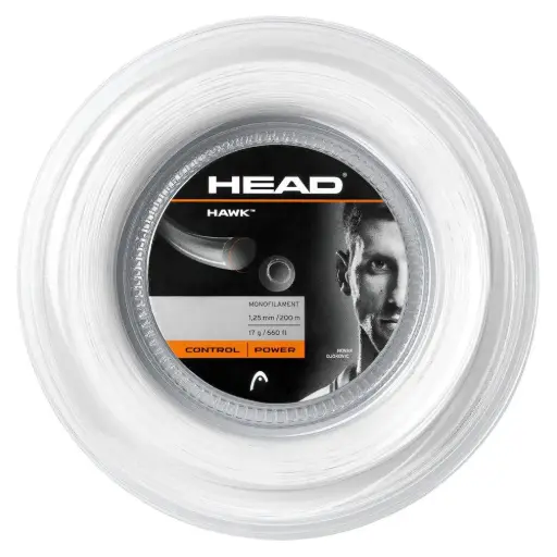 [DAC2137] Cordaje Tenis Head Hawk Bobina 200M 1.30mm Blanco