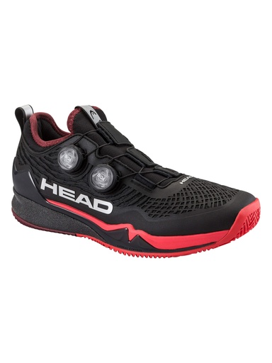 Zapatillas Head Endure Pro BOA Clay Hombre Negro/Rojo