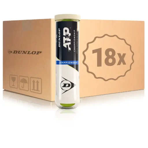 [DAA9043-K18] Pelotas Tenis Dunlop ATP CHAMPIONSHIP B4 18 Botes de 4 pelotas