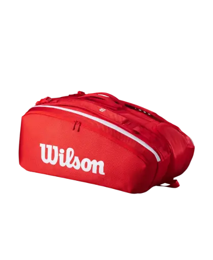 [DAC2276] Raquetero Wilson Super Tour 15 Raquetas Rojo