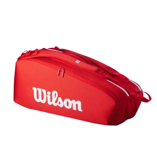 [DAC2278-1] Raquetero Wilson Super Tour 6 Raquetas Rojo