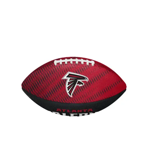 [DAC2419] Balón Fútbol Americano Wilson Nfl Team Tailgate Atlanta Falcons Rojo/Negro Talla Junior