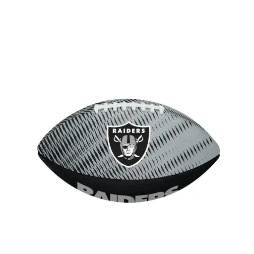 [DAC2434-1] Balón Fútbol Americano Wilson Nfl Team Tailgate  Las Vegas Raiders Talla Junior