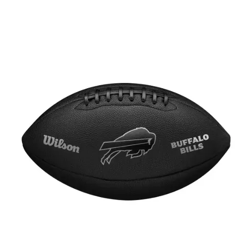 [DAC2455-1] Balón Fútbol Americano Wilson Nfl Team Metallic Premiere Buffalo Bills Official Negro