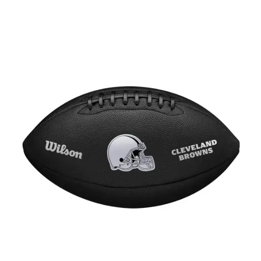 [DAC2459] Balón Fútbol Americano Wilson Nfl Team Metallic Premiere Cleveland Browns Official Negro