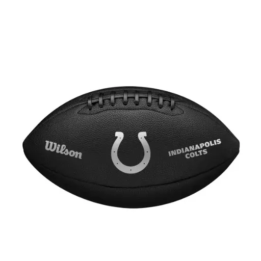 [DAC2465-1] Balón Fútbol Americano Wilson Nfl Team Metallic Premiere Indianapolis Colts Official Negro