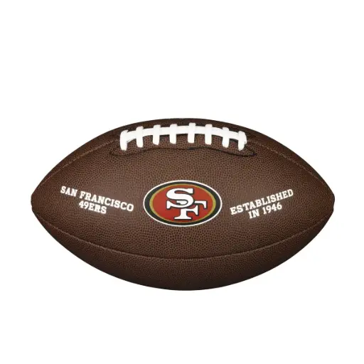 [DAC2531-1] Balón Fútbol Americano Wilson Nfl Team Backyard Legend San Francisco 49er Official
