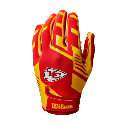 [DAC2535-1] Guantes Fútbol Americano Wilson Nfl Kansas City Chiefs