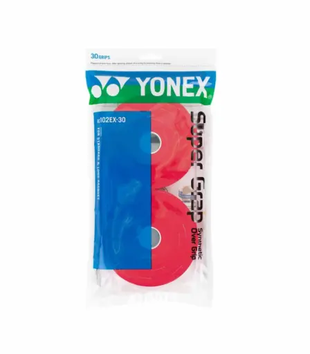[DAC2626-1] Overgrips Yonex Liso 30 unidades Rojo