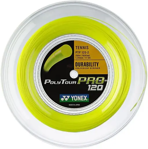 [DAC2643-0] Cordaje Yonex Poly Tour Pro Bobina 200m Amarillo