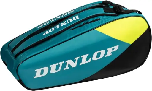 [DAC2707] Raquetero Dunlop SX-CLUB 10 Raquetas Verde/Negro/Amarillo