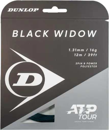 [DAC2740-0] Cordaje Dunlop BLACK WIDOW Set 12m Negro 