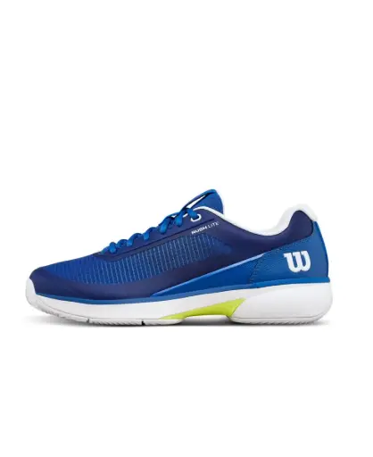 Zapatillas Wilson Rush Lite 5 Clay Hombre Azul