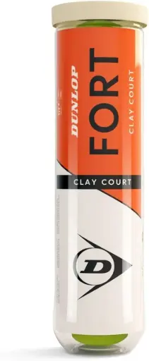 [DAC0413-1x] Pelotas Tenis Dunlop FORT CLAY COURT 1 Bote de 4 pelotas