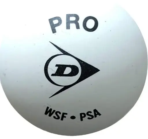 [DAA9078-1] Bolas Squash Dunlop PRO Blancas 1 unidad