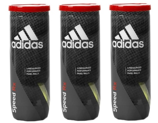 [DAA9533-003] Pelotas Pádel adidas Pádel Speed RX 9 pelotas 3 Botes 3x3 (K)