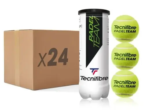 [DAA9607-24] Pelotas Pádel Tecnifibre Pádel TEAM 24 Botes 3 pelotas