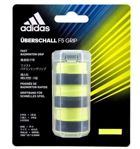 [DAA9830] Overgrips adidas Bádminton Uberschall F5 Grip Blíster 3u