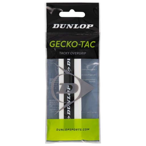 [DAB1727-1] Overgrips Dunlop Gecko-Tac Blanco 1u