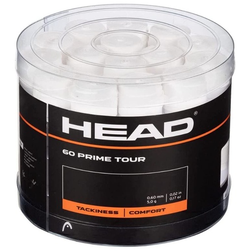 [DAB1353-BL] Overgrips Head Prime Tour Tarro 60 Blanco