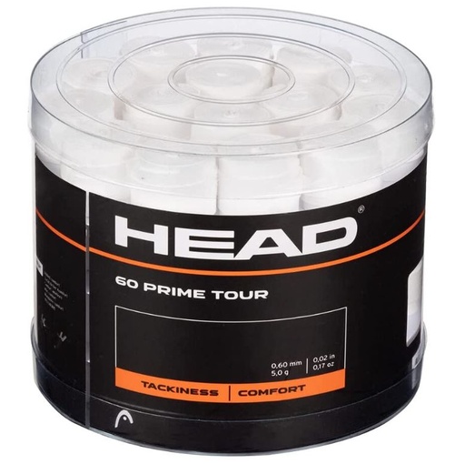 [DAB1353-BLx] Overgrips Head Prime Tour Tarro 60 Blanco