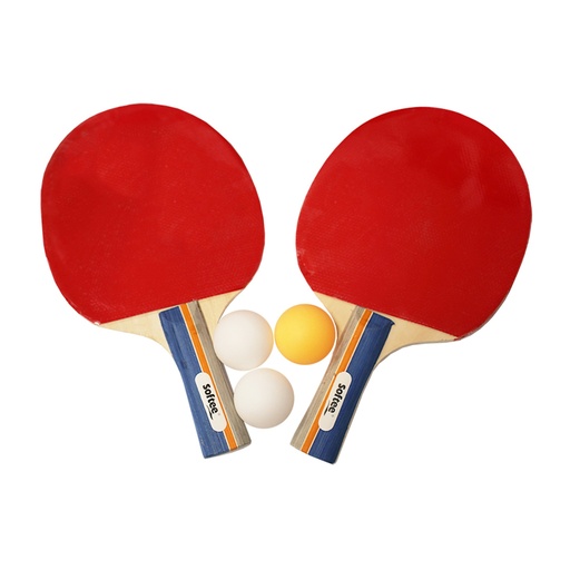 [DAD0022] Juego Raquetas De Tenis De Mesa Con 3 Pelotas Softee Saturn