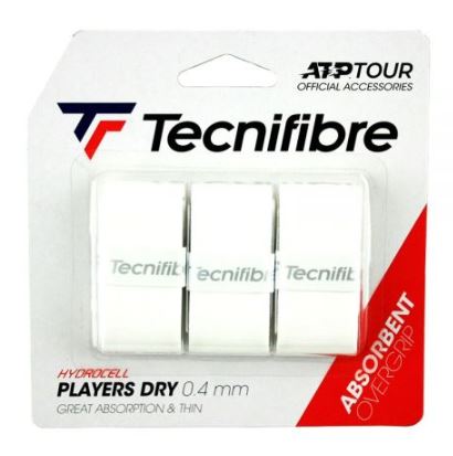 [DAB1740-1] Overgrips Tecnifibre Players Dry 1x3 Blanco