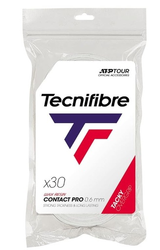 [DAC0380-BLx] Overgrips Tecnifibre Pro Contact 30u Blanco 