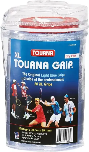 [D100SOG1004-AZ-001x] Overgrips Tourna GRIP XL Azul x50