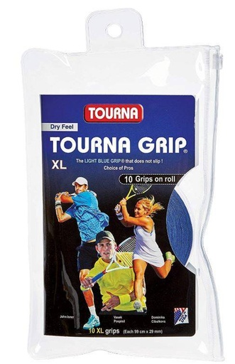 [D100SOG1006-AZ-001] Overgrips Tourna GRIP XL x10 Azul