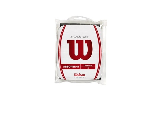 [DAD2312] Overgrips Wilson Advantage Negro 12 Unidades