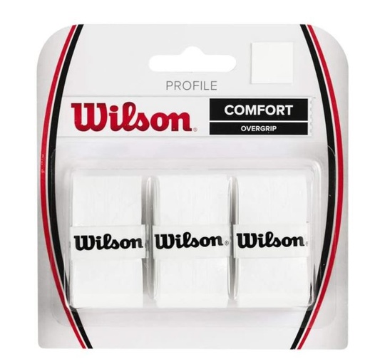 [DAA9809-1] Overgrips Wilson Profile COMFORT Blanco 3u