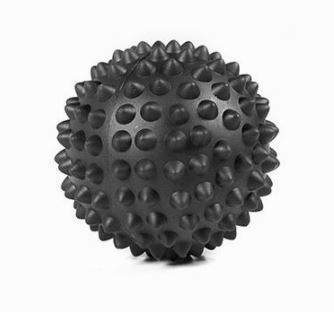 [DAB0104] Pelota masaje con pinchos olive ø 9 cm negro