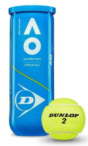 [DAB1632-1] Pelotas Tenis Dunlop AUSTRALIAN OPEN B3 1 Bote 3 pelotas