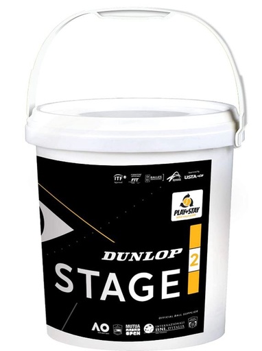 [DAA0088] Pelotas Mini Tenis Dunlop Stage 2 Cubo 60