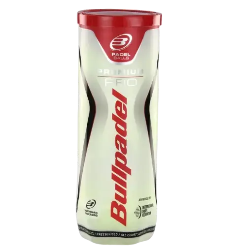 [DAA9755] Pelotas Pádel Bullpadel Premium Pro 1 Bote de 3 pelotas