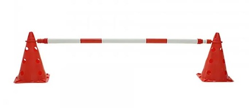 [DAB0795] Pica Extensible para Valla Rojo Blanco