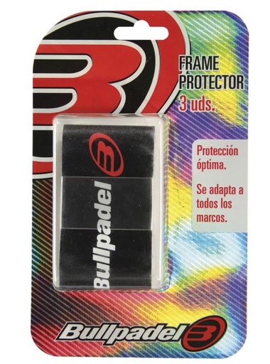 [DAA9802] Protector Palas Pádel Bullpadel Frame blíster 3u Negro 